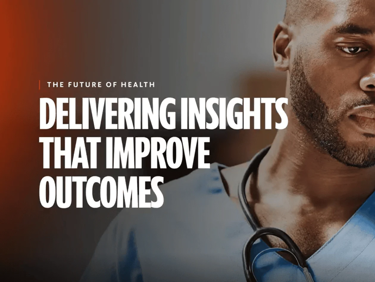 Delivering insights to improve outcomes banner